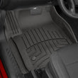 Load image into Gallery viewer, WeatherTech 19-25 Chevy Silverado Double Cab Bench Front FloorLiner HP - Black - Main Product View