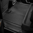 Load image into Gallery viewer, WeatherTech 19-25 Chevy Silverado Double Cab Bench Front FloorLiner HP - Black - Side View