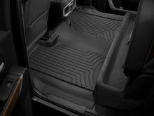 Load image into Gallery viewer, WeatherTech 19-25 Chevy Silverado Double Cab Bench Front FloorLiner HP - Black - Side View
