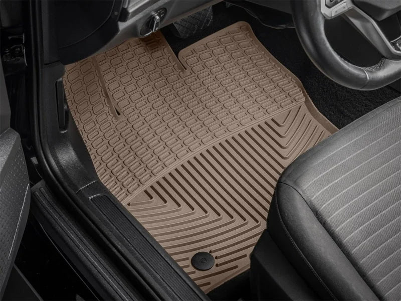 WeatherTech 19-25 Volkswagen Jetta 1st Row Front All-Weather Floor Mats - Tan - Side View