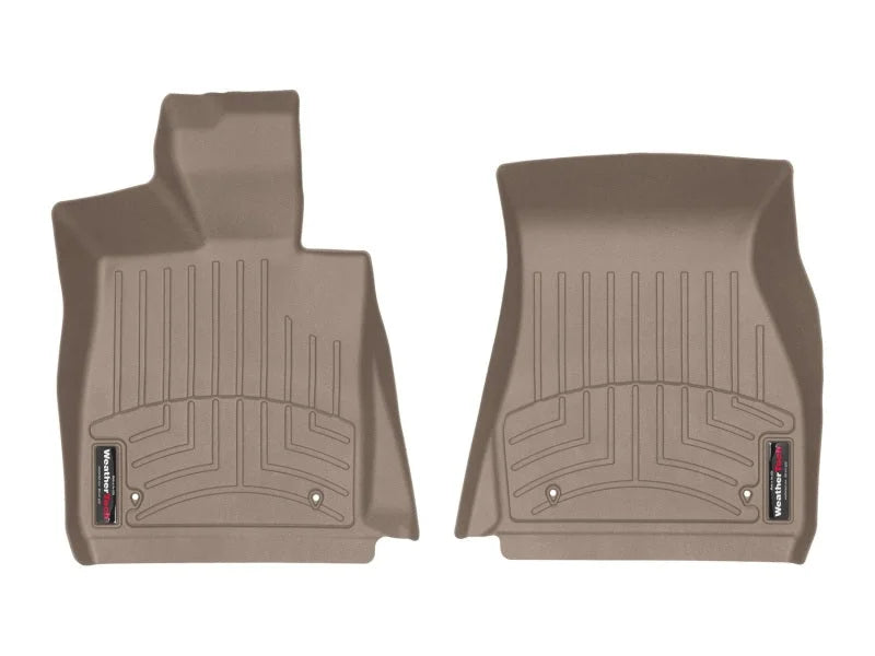 WeatherTech 19+ BMW 850i Coupe Front FloorLiner - Tan - Side View