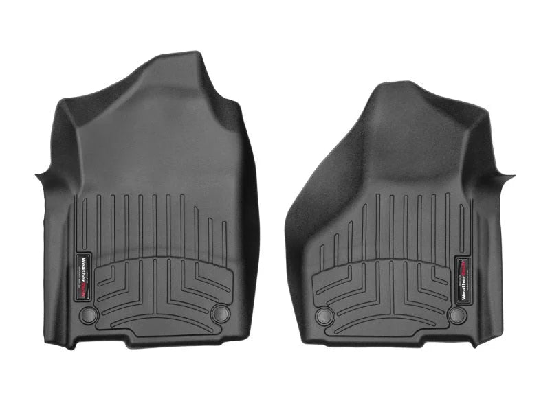 WeatherTech 19+ Dodge Ram 2500/3500 Reg Cab No PTO Front FloorLiner - Black - Main Product View