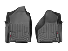 Load image into Gallery viewer, WeatherTech 19+ Dodge Ram 2500/3500 Reg Cab No PTO Front FloorLiner - Black - Main Product View