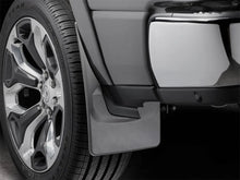 Load image into Gallery viewer, WeatherTech 19+ Dodge Ram w/ Factory Flares Rear No Drill Mudflaps - Black - Side View