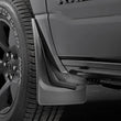 Load image into Gallery viewer, WeatherTech 19+ Dodge Ram w/o Factory Flares Front No Drill Mudflaps - Black - Side View