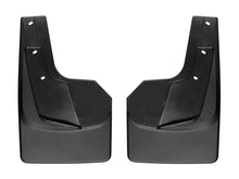 Load image into Gallery viewer, WeatherTech 19+ Dodge Ram w/o Factory Flares Rear No Drill Mudflaps - Black - Main Product View