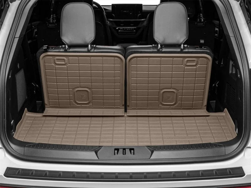 WeatherTech 20-23 Ford Explorer Incl. ST/Hybrid Seatback Cargo Liners HP - Tan - Side View