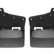 Load image into Gallery viewer, WeatherTech 20-24 Chevrolet Silverado 2500HD/3500HD Rear No Drill Mudflaps - Black - Main Product View
