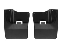 Load image into Gallery viewer, WeatherTech 20-24 GMC Sierra 2500HD/3500HD Front No Drill Mudflaps - Black - Main Product View