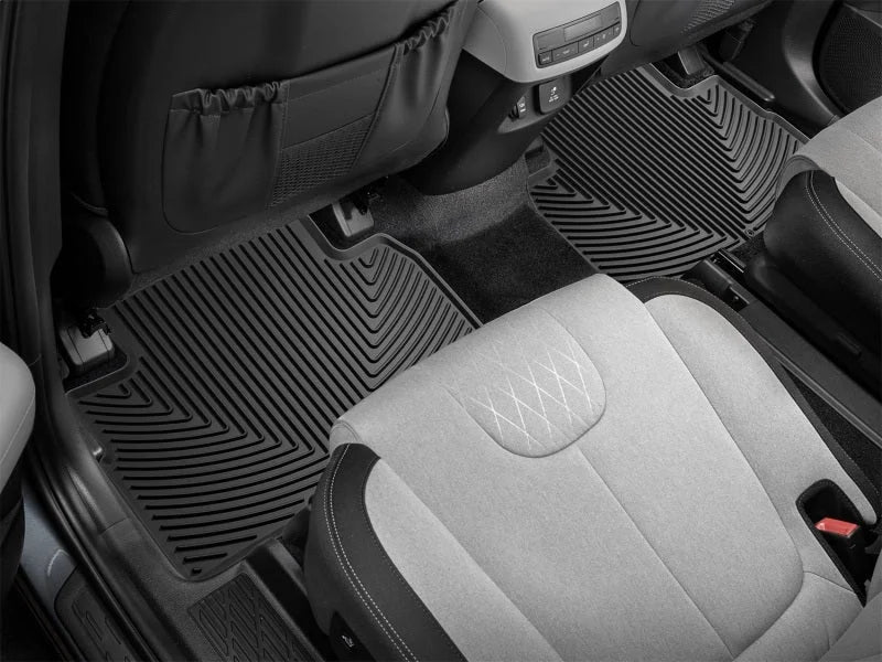 WeatherTech 20-24 Hyundai Palisade Rear Rubber Mats - Black - Side View