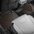 Load image into Gallery viewer, WeatherTech 20-24 Hyundai Palisade Rear Rubber Mats - Cocoa - Side View