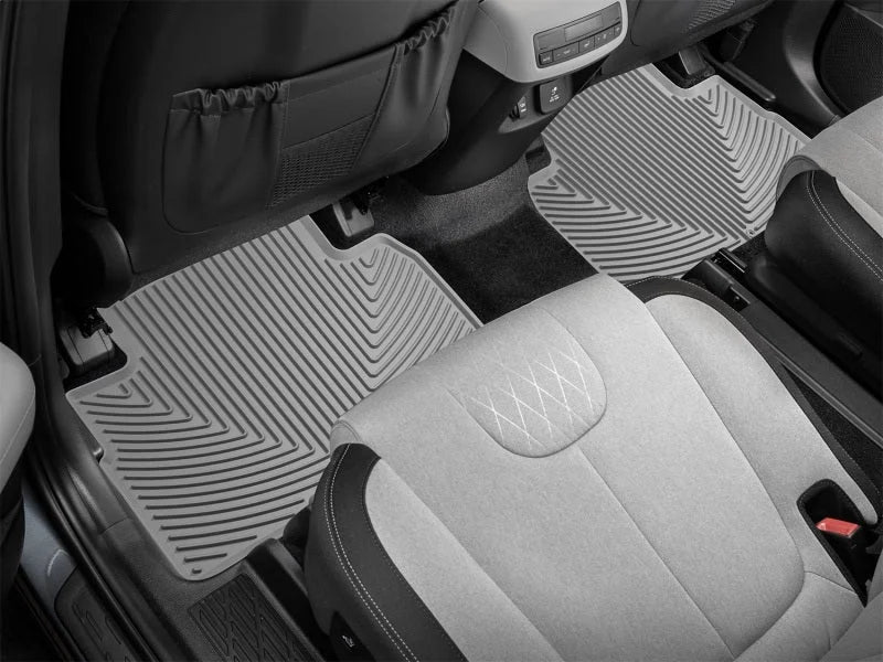 WeatherTech 20-24 Hyundai Palisade Rear Rubber Mats - Grey - Side View