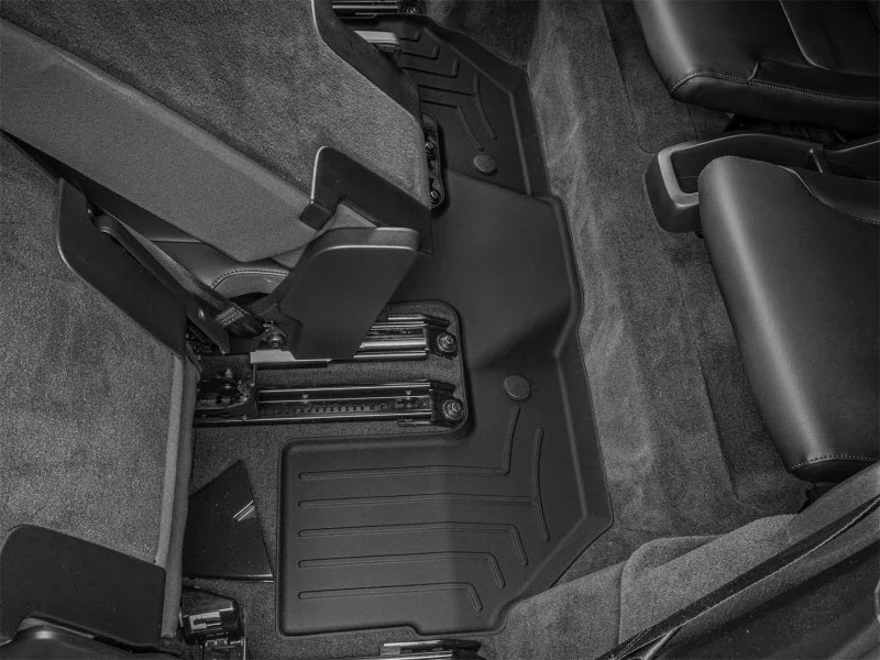 WeatherTech 20-24 Volvo XC90 7 Passenger / 16-19 XC90 Plug-In Hybrid Rear FloorLiner HP - Black - Additional View 13