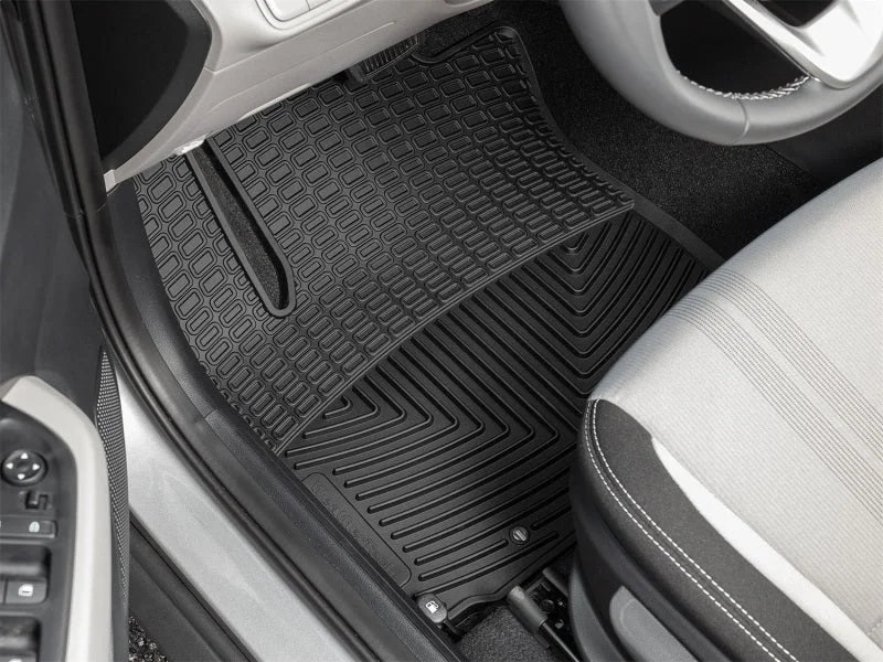 WeatherTech 20-26 Hyundai Venue 1st Row Front All-Weather Floor Mats - Black - Side View