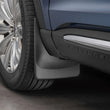 Load image into Gallery viewer, WeatherTech 20+ Ford Explorer Front No Drill Mudflaps - Black - Side View