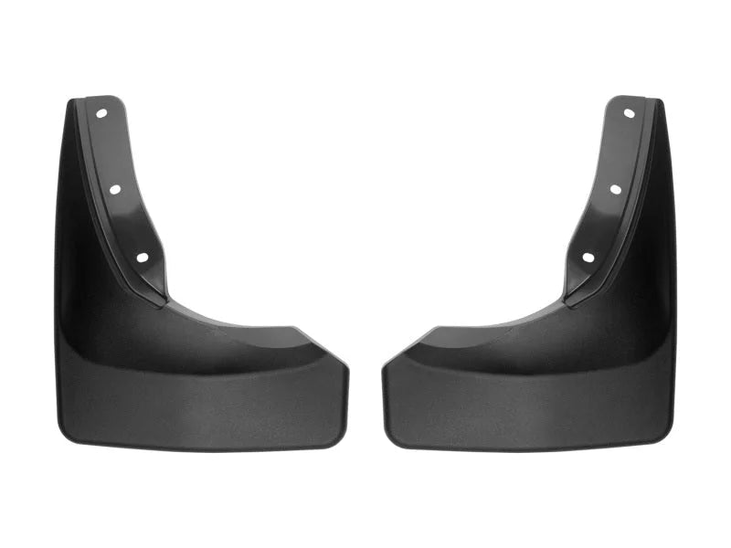 WeatherTech 20+ Ford Explorer Rear No Drill Mudflaps - Black - Main Product View