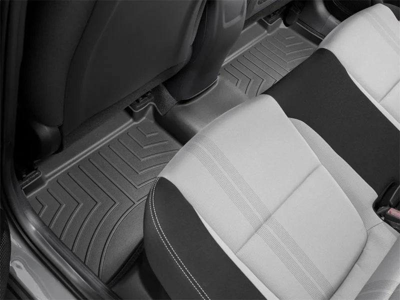 WeatherTech 20+ Hyundai Venue Rear FloorLiner - Black - Back View