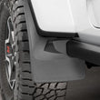 Load image into Gallery viewer, WeatherTech 20+ Jeep Gladiator No Drill Mudflaps - Black - Side View