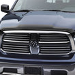 Load image into Gallery viewer, WeatherTech 2006+ Dodge Ram 1500 Low Profile Aerodynamic Hood Protector - Black - Back View