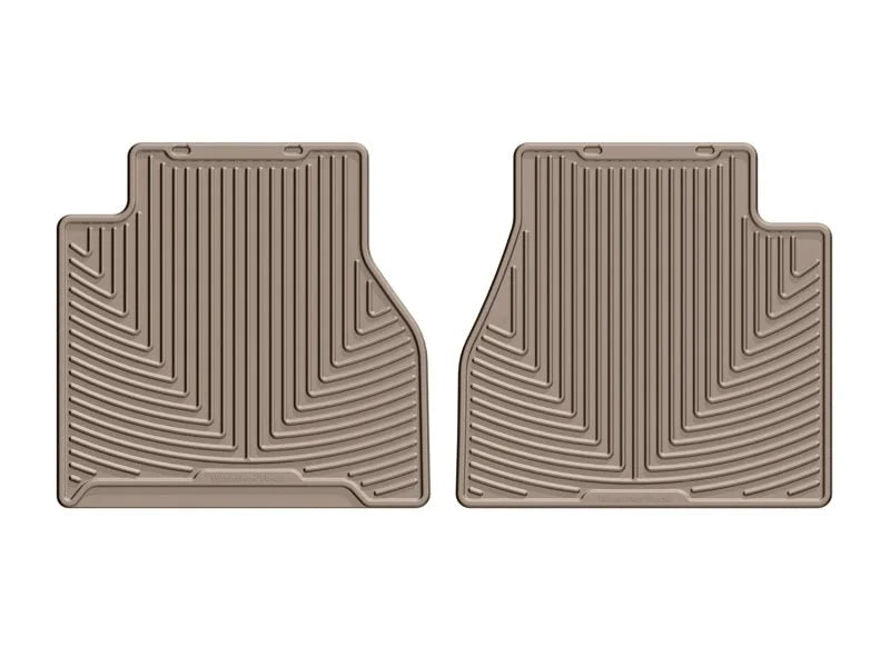 WeatherTech 2008+ Nissan Frontier Rear Rubber Mats - Tan - Main Product View