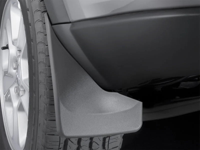 WeatherTech 2011+ Jeep Grand Cherokee No Drill Mudflaps - Black - Installation View