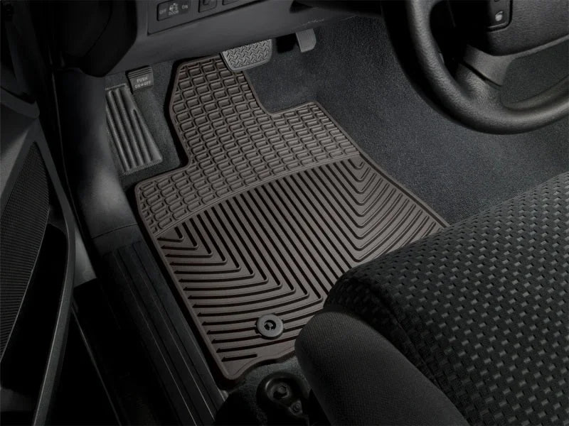 WeatherTech 2012-2015 Toyota Sequoia Front Rubber Mats - Cocoa - Back View