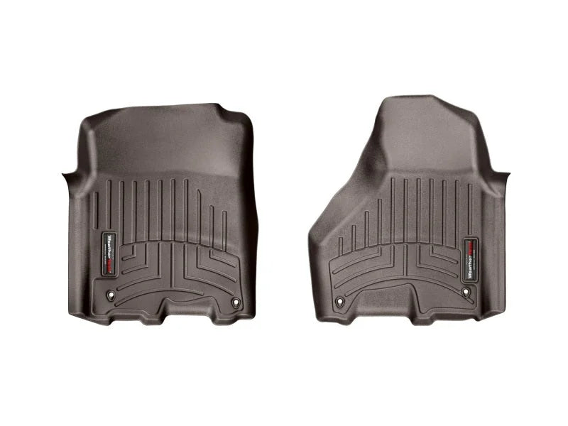 WeatherTech 2012+ Dodge Ram 1500 (Mega and Crew Cab) Front FloorLiners - Cocoa - Main Product View