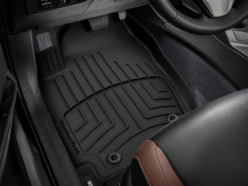 WeatherTech 2013-2018 Toyota RAV4 Front FloorLiner HP - Black - Back View