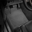 Load image into Gallery viewer, WeatherTech 2013+ Jeep Grand Cherokee Front Rubber Floor Mats - Black - Installation View