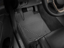 Load image into Gallery viewer, WeatherTech 2013+ Jeep Grand Cherokee Front Rubber Floor Mats - Black - Installation View