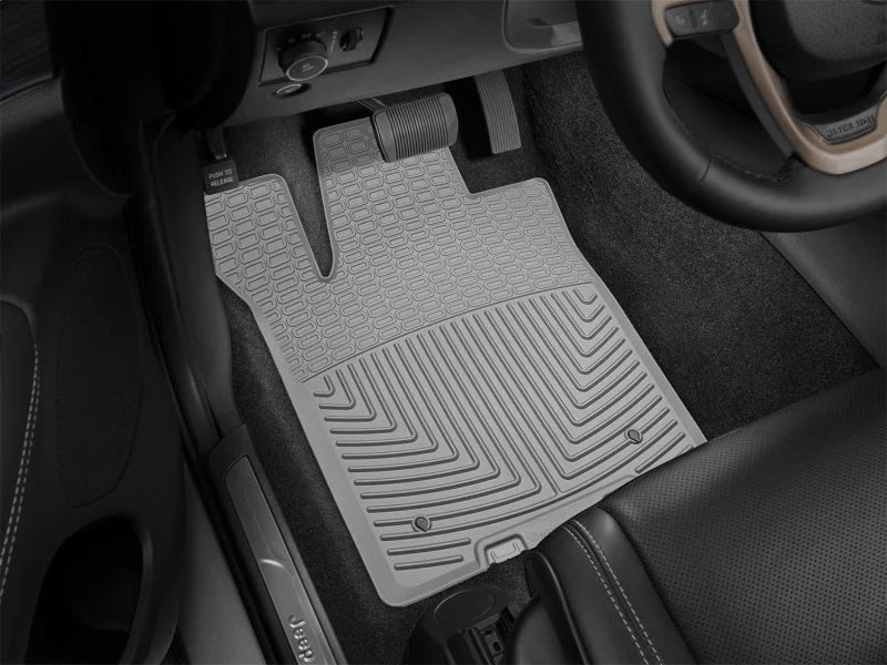 WeatherTech 2013+ Jeep Grand Cherokee Front Rubber Mats - Grey - Additional View 5