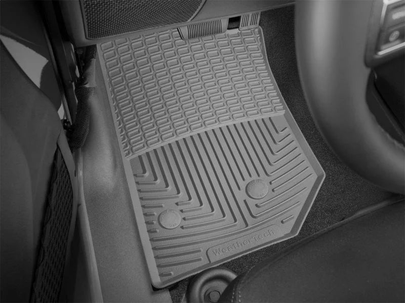 WeatherTech 2014-2016 Jeep Wrangler Unlimited Front Rubber Mats - Grey - Additional View 5