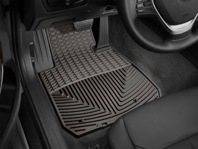 WeatherTech 2014+ BMW 2-Series Front Rubber Mats - Cocoa - Back View