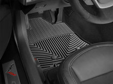 Load image into Gallery viewer, WeatherTech 2014+ Chevrolet Corvette Front Rubber Mats - Black - Back View