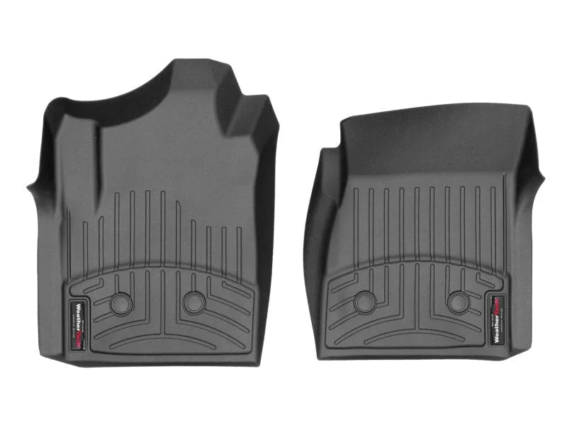 WeatherTech 2014+ Chevrolet Silverado 1500 Front FloorLiner - Black - Main Product View