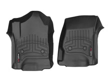 Load image into Gallery viewer, WeatherTech 2014+ Chevrolet Silverado 1500 Front FloorLiners - Black - Main Product View