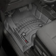 Load image into Gallery viewer, WeatherTech 2014+ Chevrolet Silverado 1500 Front FloorLiners - Black - Installation View