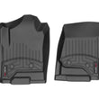 Load image into Gallery viewer, WeatherTech 2014+ Chevrolet Silverado 1500 Vinyl Front FloorLiner - Black (Double/Crew Cab) - Main Product View