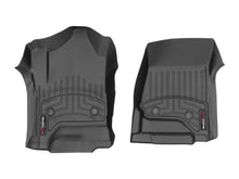 Load image into Gallery viewer, WeatherTech 2014+ Chevrolet Silverado 1500 Vinyl Front FloorLiner - Black (Fits Double / Crew Cab) - Main Product View
