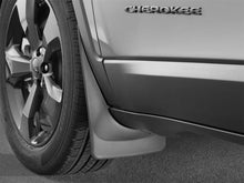 Load image into Gallery viewer, WeatherTech 2014+ Jeep Cherokee No Drill Mudflaps - Black (will not fit Tailhawk or Overland models) - Side View