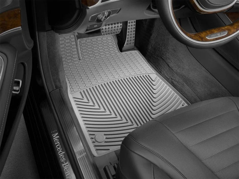 WeatherTech 2014+ Mercedes-Benz S-Class Front Rubber Mats - Grey - Additional View 5