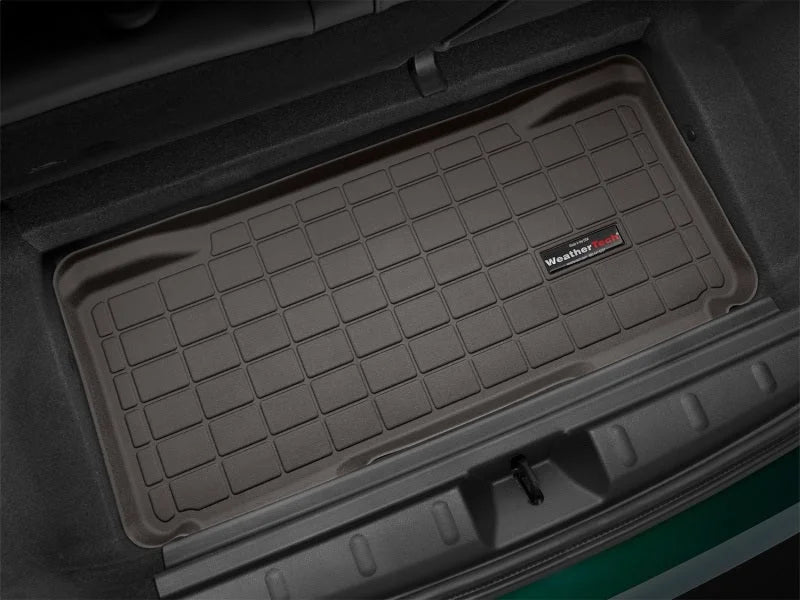 WeatherTech 2014+ Mini Hardtop Cargo Liners - Cocoa - Back View