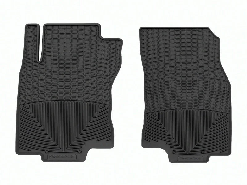 WeatherTech 2014+ Nissan Rogue (Also Fits Hybrid) Front Rubber Mats - Black - Main Product View