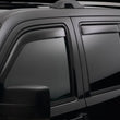 Load image into Gallery viewer, WeatherTech 2014+ Nissan Rogue Front and Rear Side Window Deflectors - Dark Smoke - Back View