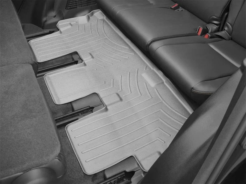 WeatherTech 2014+ Toyota Highlander (Not Hybrid Models) Rear FloorLiner 3rd Row - Grey - Additional View 5