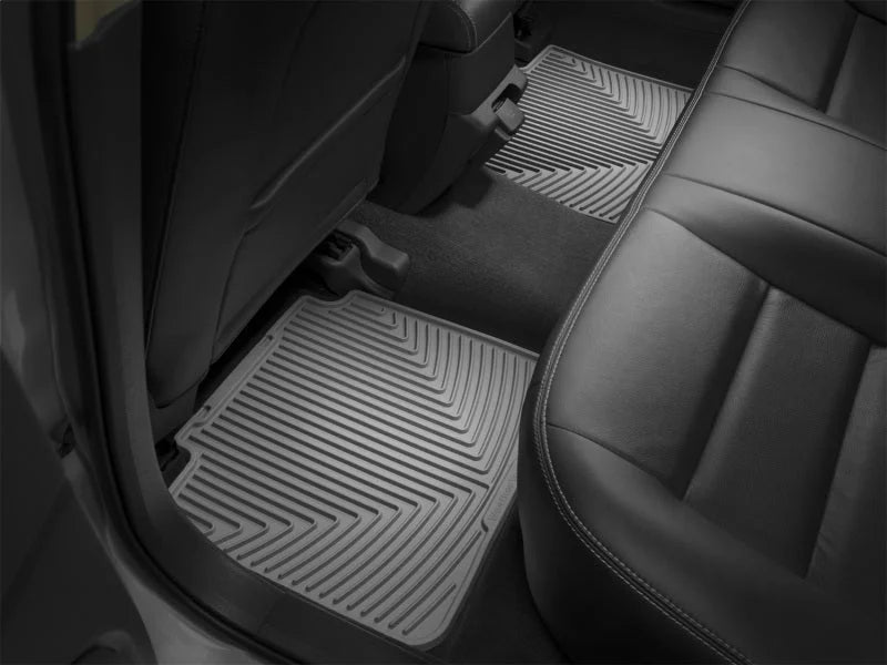WeatherTech 2015-2020 Ford F-150 Rear Rubber Mats - Grey - Side View