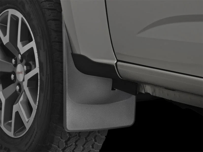WeatherTech 2015 Chevrolet Colorado w/o Fender Flares No Drill Front Mudflaps - Installation View