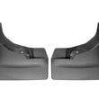 Load image into Gallery viewer, WeatherTech 2015+ Chevrolet Silverado 3500 / GMC Sierra/Sierra Denali 3500 No Drill Mudflaps - Black - Main Product View