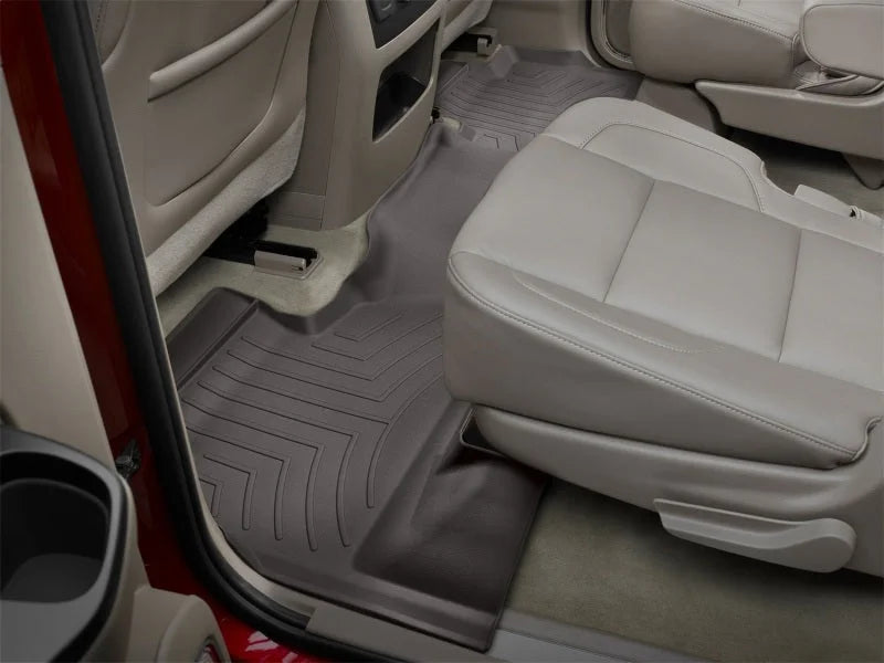 WeatherTech 2015+ Chevrolet Suburban/GMC Yukon XL Rear FloorLiner - Cocoa - Installation View