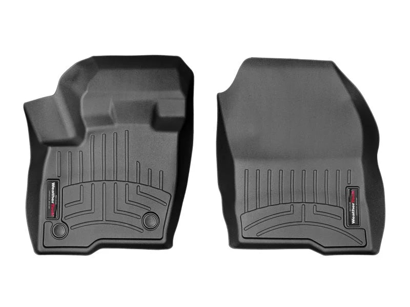 WeatherTech 2015+ Ford Edge Front FloorLiner - Black - Back View